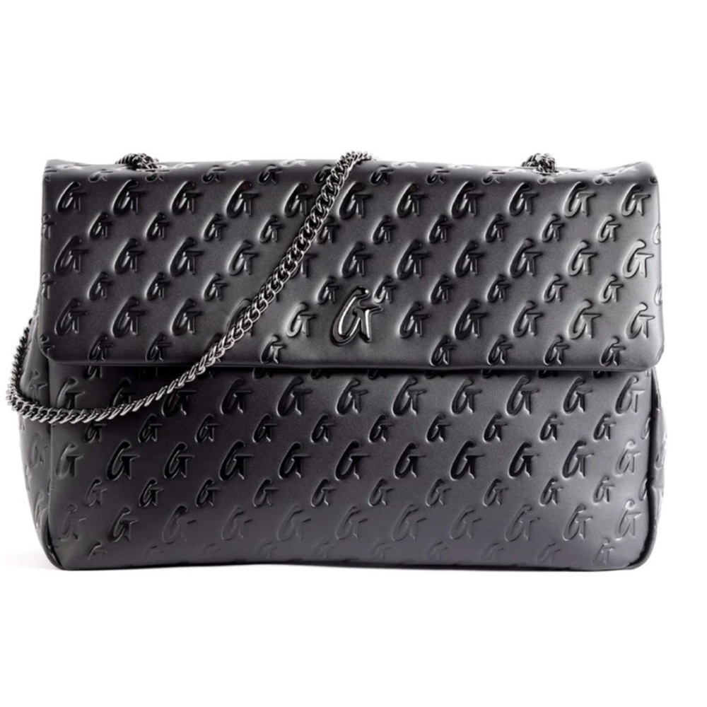 MONOGRAM XL CLASSIC FLAP BAG MATTE BLACK